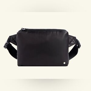 State Lorimer Fanny Pack Black with Black Zippers